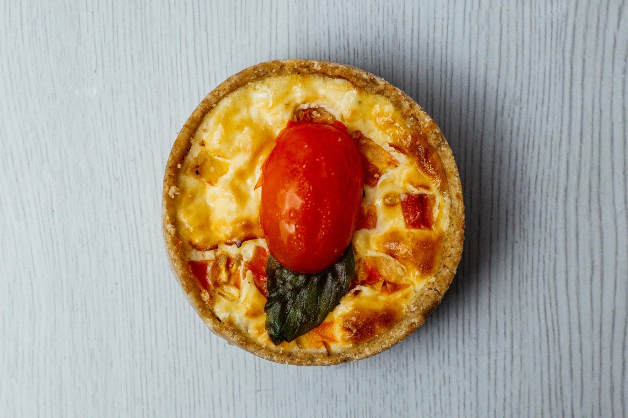 Mini Quiche de Marguerita Integral