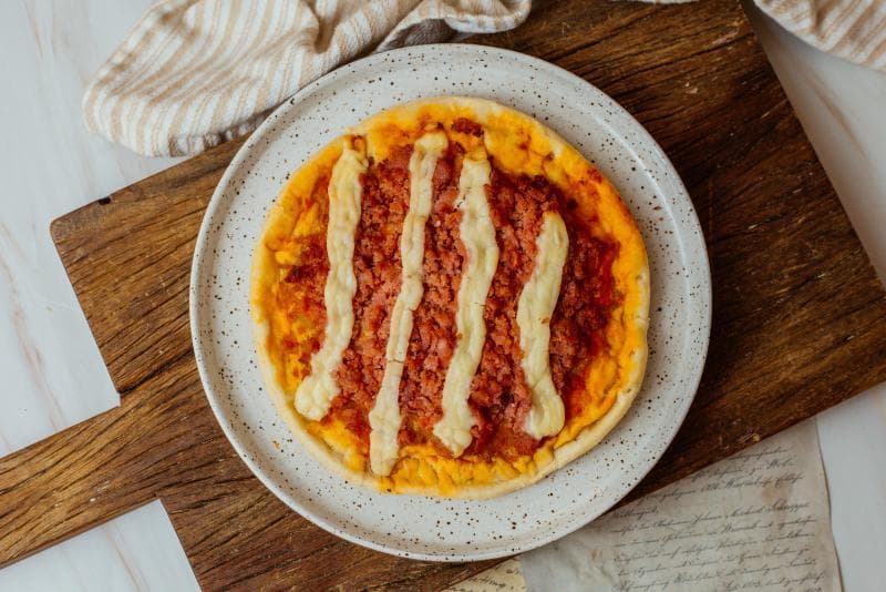 Mini Pizza de Calabresa com Requeijão - Integral
