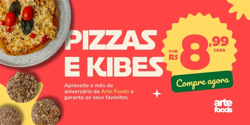Pizzas e Kibes