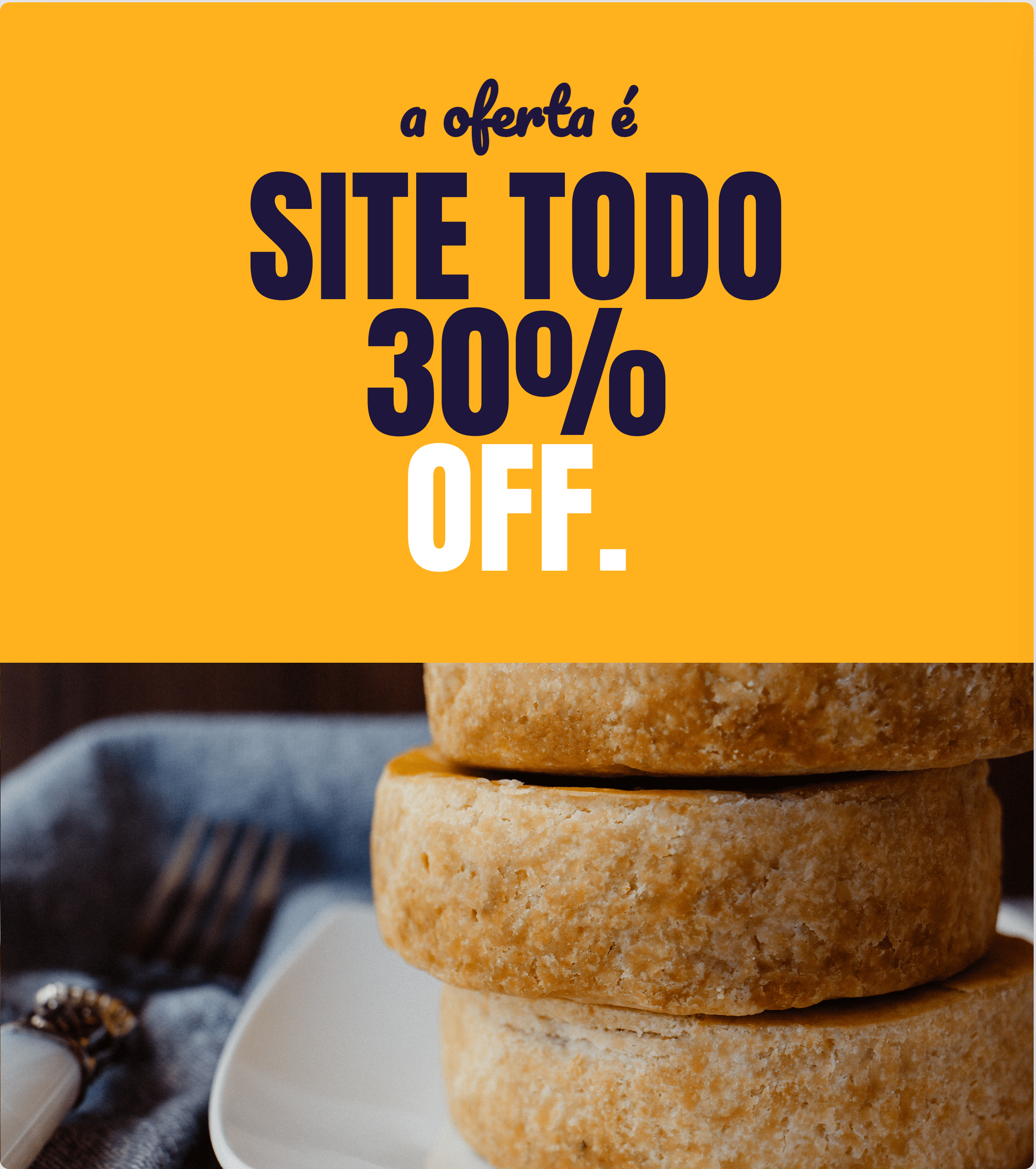 banner 30 off em todo site